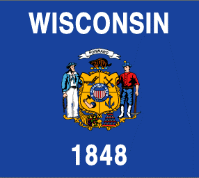 bandiera Wisconsin