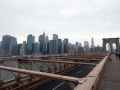 Skyline di Manhattan dal ponte di Brooklyn
