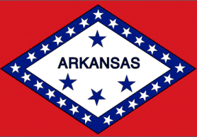 bandiera dell'arkansas