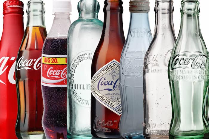100 anni di Coca Cola in bottiglia