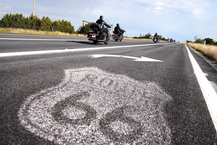Route 66 in moto