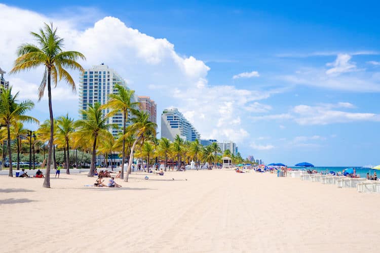 Spiaggia a Fort Lauderdale
