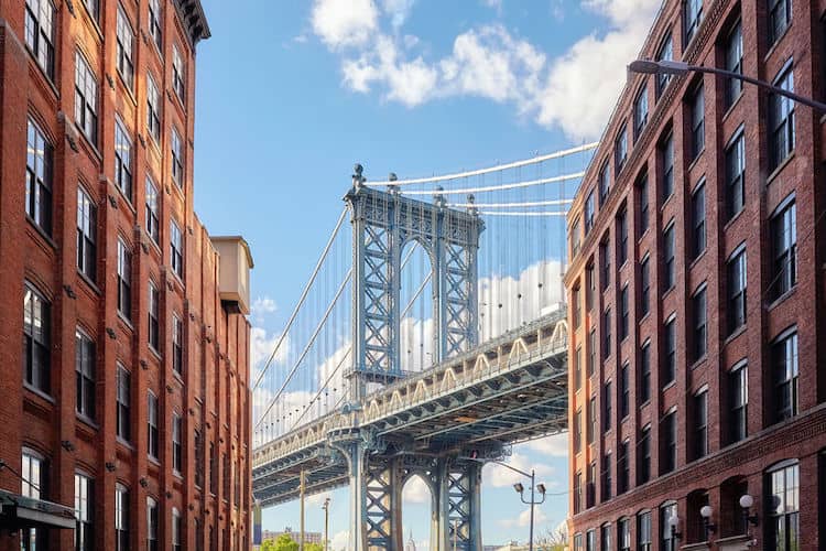 Il ponte di Manhattan visto da Dumbo